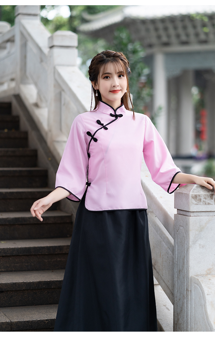 民国学生服民国学生装女五四青年装民国风女装中山装男班服舞台表演