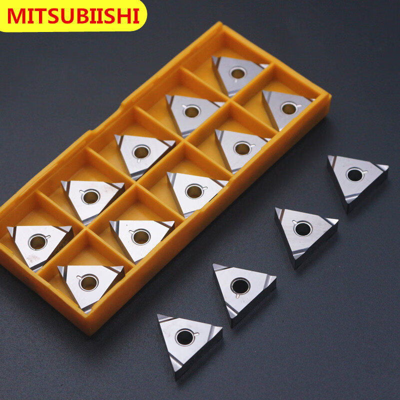 数控车床合金刀粒外圆精车刀头钢件片tngg160402r-f-nx2525 单片tngg