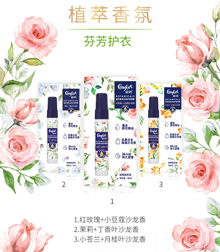 Members Mark 金纺植萃香氛喷雾.3X30ML.