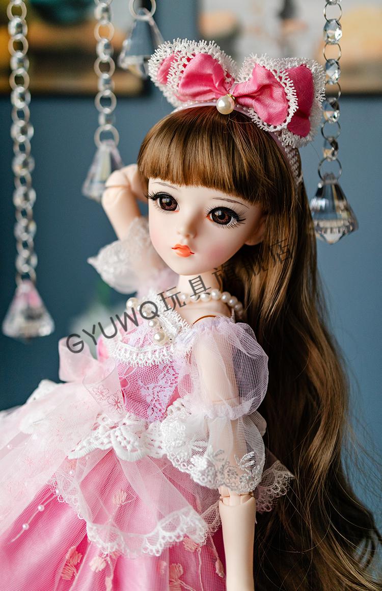 六一儿童节礼物女孩洋娃娃玩具女孩公主凯蒂套装大型珍藏仿真人偶