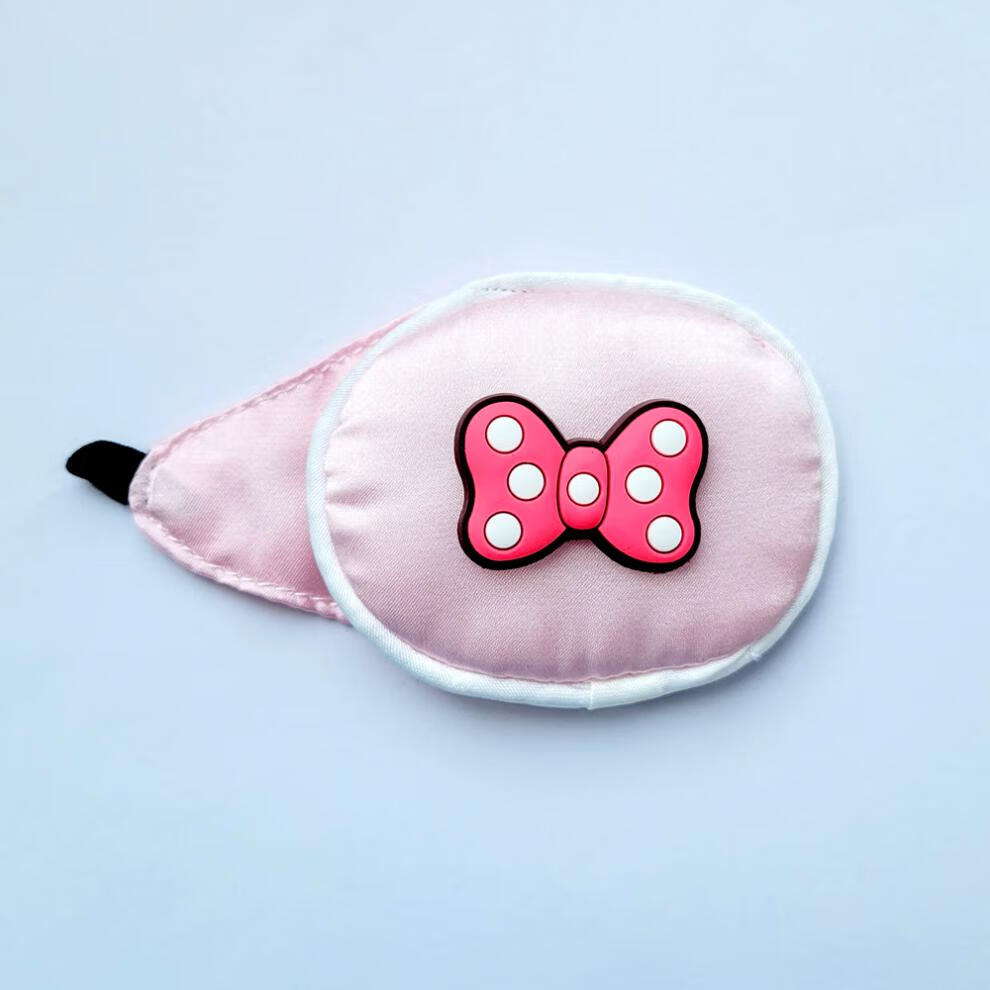 意丝丹儿童弱视遮盖眼罩真丝柔软卡通斜视矫正眼贴眼镜遮盖布单眼遮光