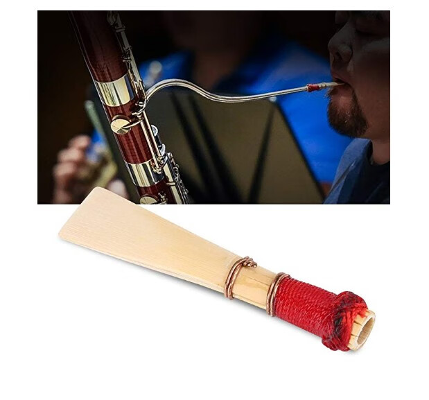 巴松哨片大管哨片巴松哨子大管哨子嘴子乐器配件巴松大管哨片蓝线5支