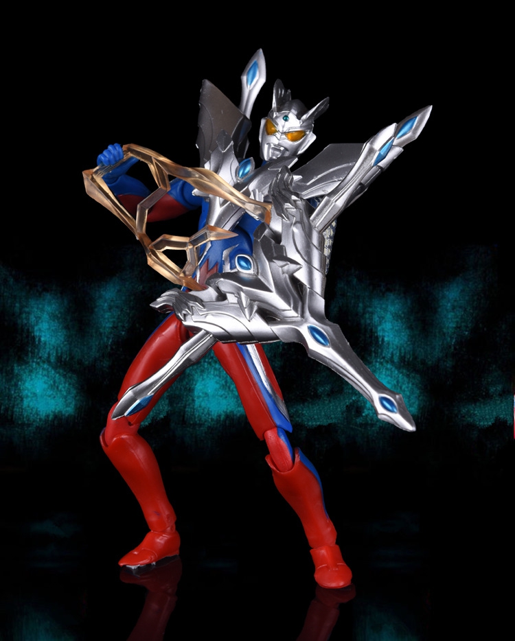 迦奥特曼玩具黄金永恒闪耀赛罗迪迦可动关节泽塔人偶可动迪迦支架卡片