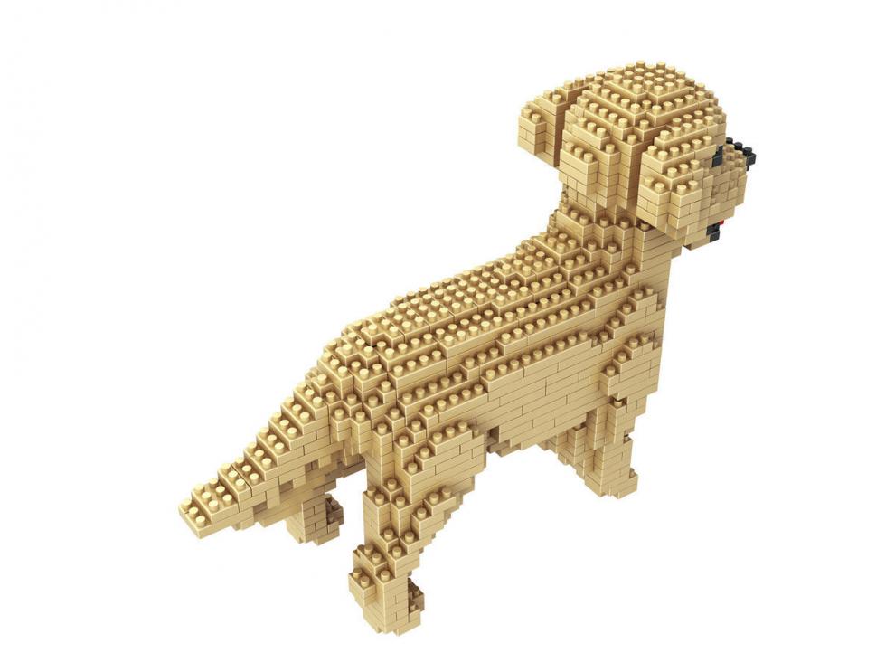 乐高lego积木diy微颗粒创意拼插装玩具宠物狗积木宠物狗柯基哈士奇