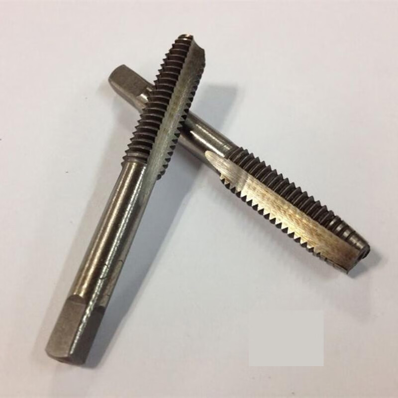 手用手动丝锥直槽螺纹套丝全磨丝锥开丝器攻丝攻牙钻头工具丝攻m5一对