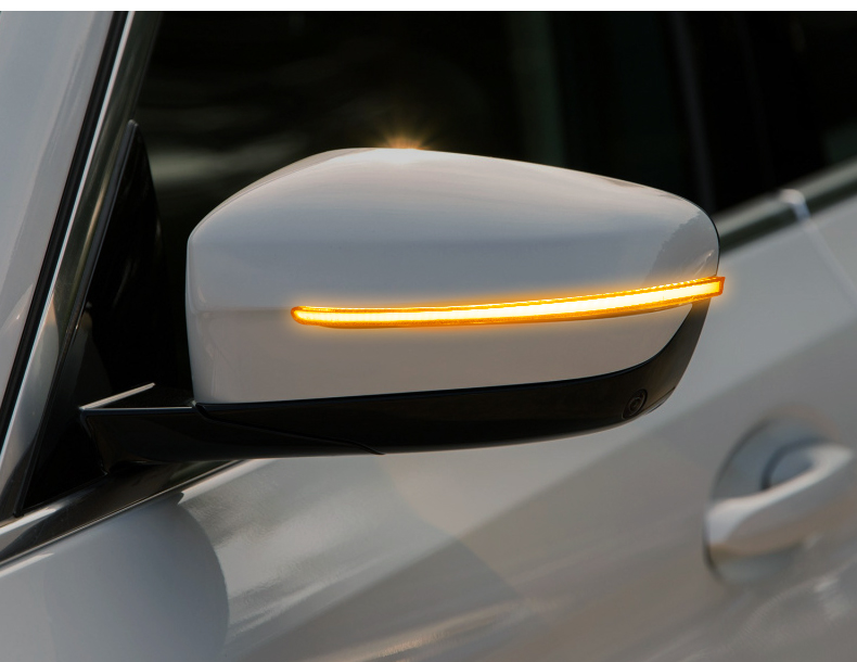 适用宝马3系4系2系5系6系gt后视镜灯525i倒车镜流水灯转向灯改装d款