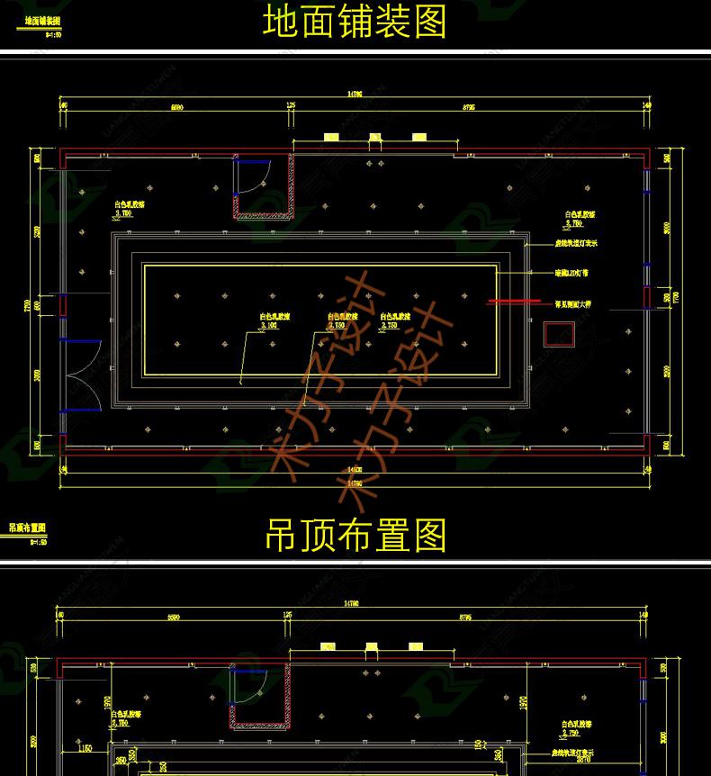 画展cad平面图图片