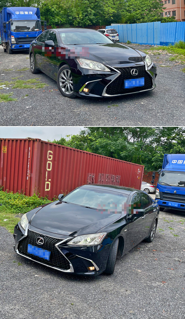 适用于06-12雷克萨斯es改装大包围es240 es350改装前杠中网保险杠 前