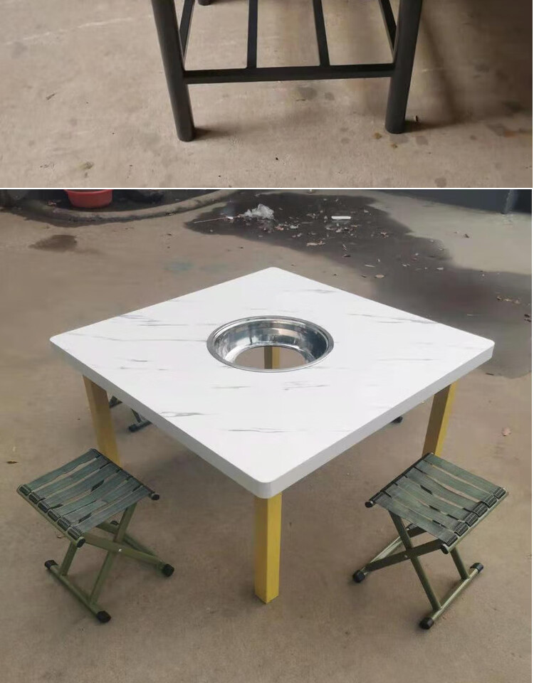 火锅桌烤肉桌地摊烧烤烤串港式打边炉桌烙锅桌 尺寸 默认1【图片 价格