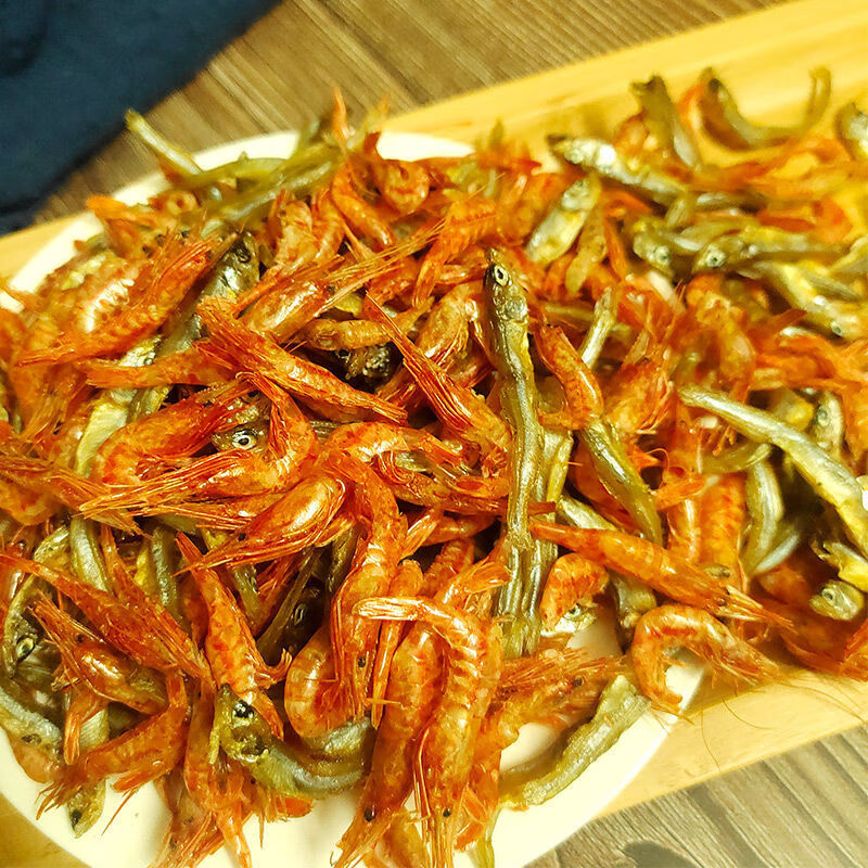 大河小虾虾米豆图片