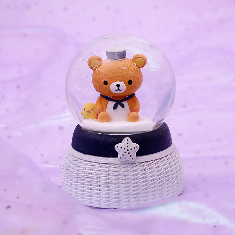 Φ迪士尼品牌官方旗舰新款水晶球音乐盒创意八音盒送女朋友儿童情侣