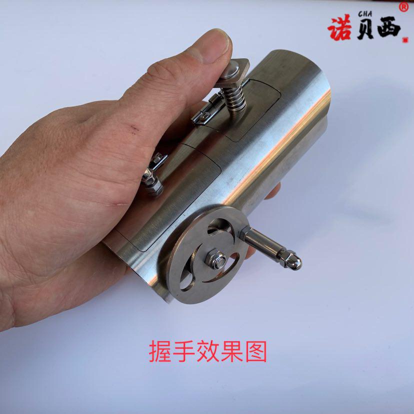 小墨斗钢管墨斗不锈钢墨斗墨水墨斗手摇 1个墨斗【图片 价格 品牌