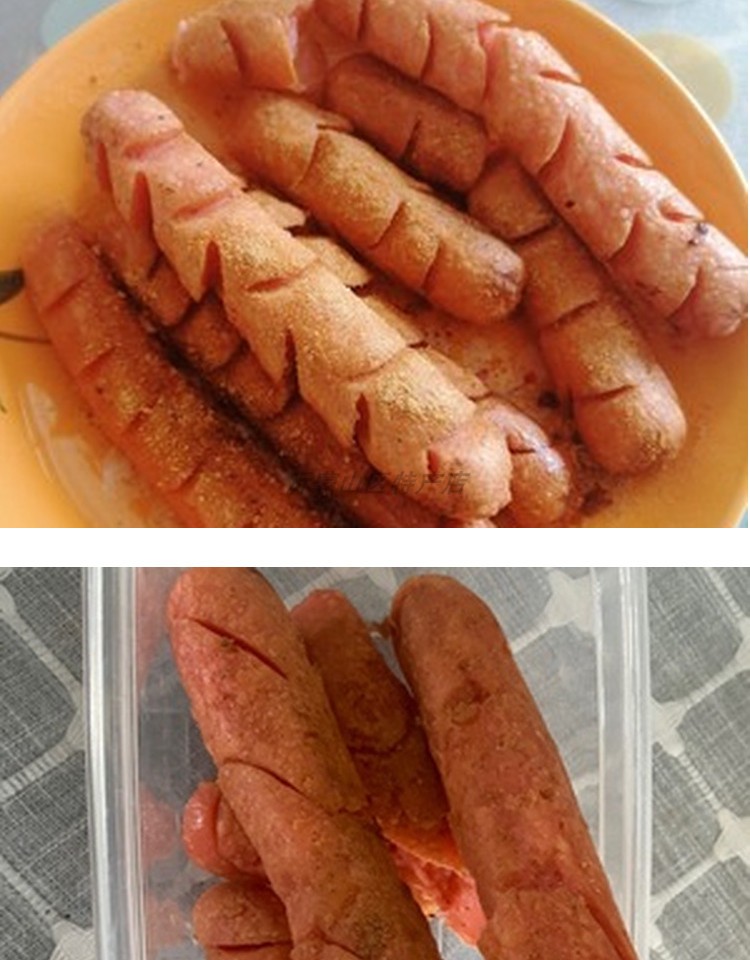 淀粉面肠煎烤肠油炸火腿鸡肉台式街边铁板烧风味街头烤肠商用双佳烤肠