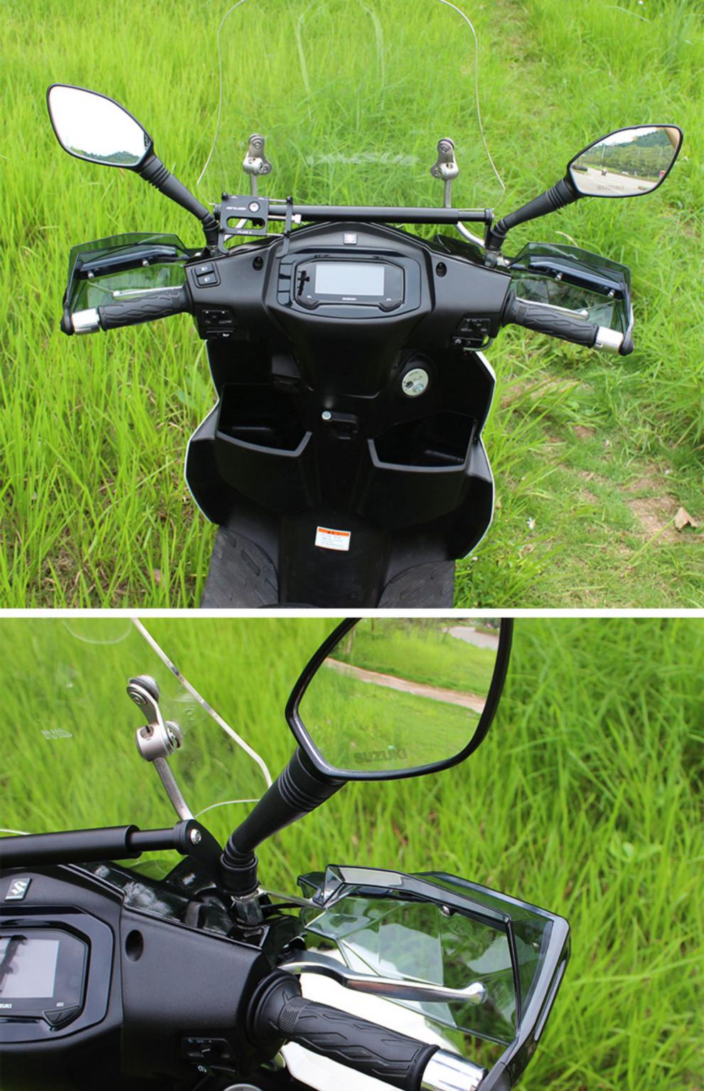 适用于铃木uy125改装专用防风护手罩uu125摩托车手把挡风罩风挡uy125