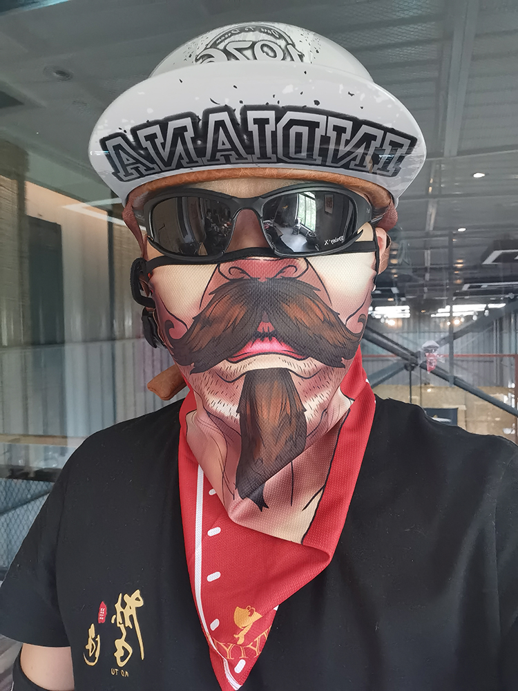哈雷骑士头巾 现货哈雷摩托机车男女骑士防风面巾大方巾多功能透气
