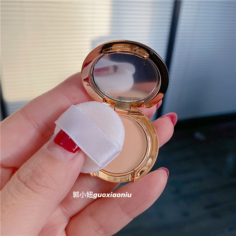 郭小妞k1k0定妆粉扑薄款植绒粉扑大白饼香蕉适用迷你粉扑 58mm紫色皮