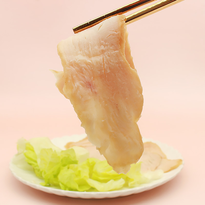 鸡胸肉三明治熏沙拉烟熏健身即食烘焙冷冻 大成香薰鸡肉片1kg*2【图片