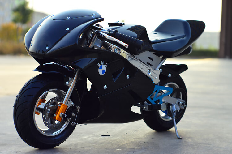 儿童烧油摩托车燃油机车21款迷你小型汽油2冲程49cc大马力小跑车 2