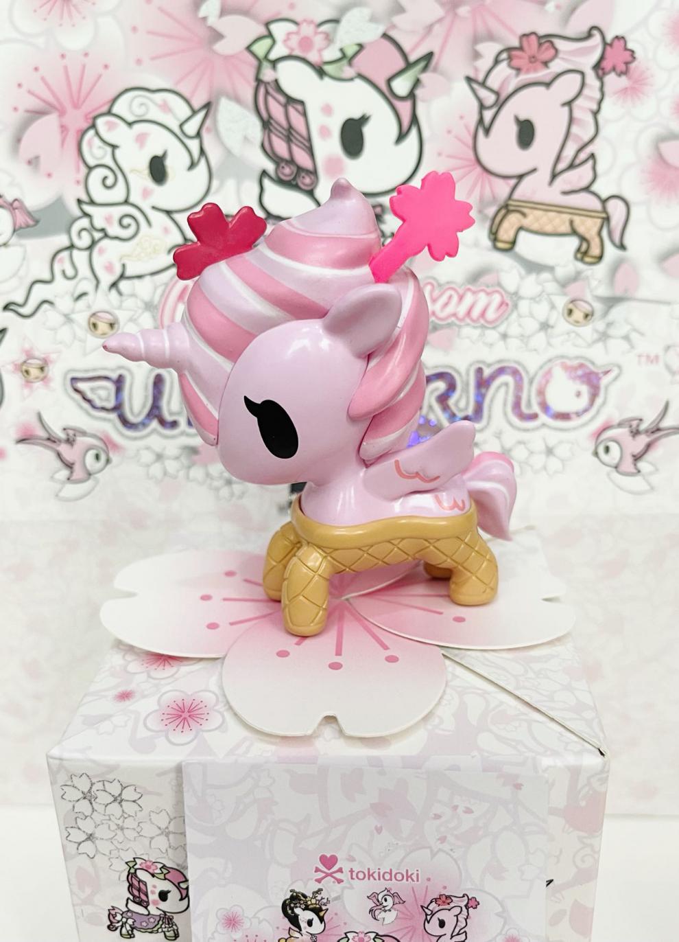 独角兽盲盒樱花系列 okidoki淘奇多奇樱花独角兽系列第二季盲盒 初樱