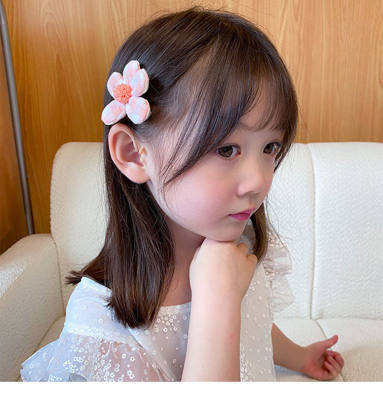 韩国儿童发夹网红2021年新款发卡可爱宝宝蝴蝶结发饰小女孩碎发夹 生