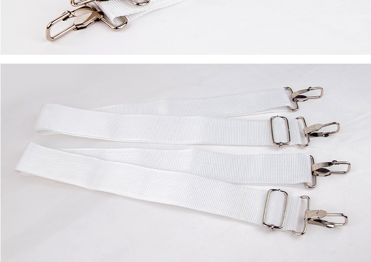 学校管乐队鼓号队大小鼓带军鼓带白色腰鼓牛皮鼓胸鼓背带乐器配件