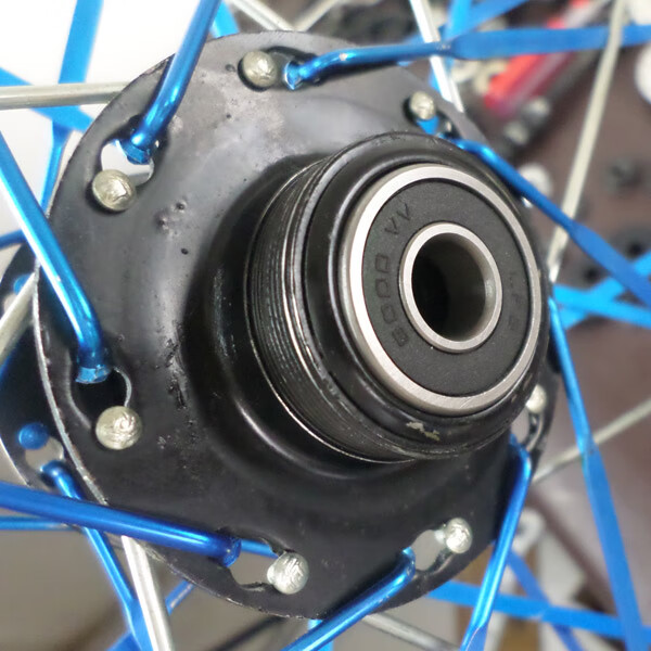 骑行运动 自行车配件 悦倪 山地车改装轴后轮轴承轴滚珠花鼓改培林实