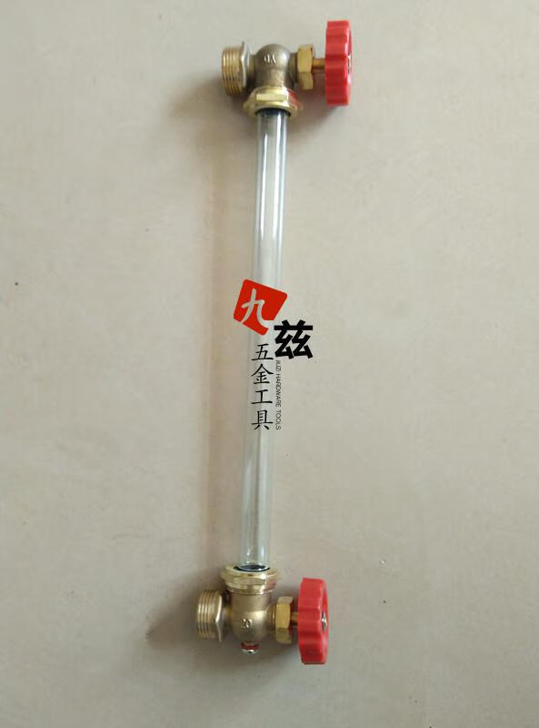 液位计玻璃管考克阀门水箱水位显示器铜考克不锈钢阀门dn15dn15四分铜