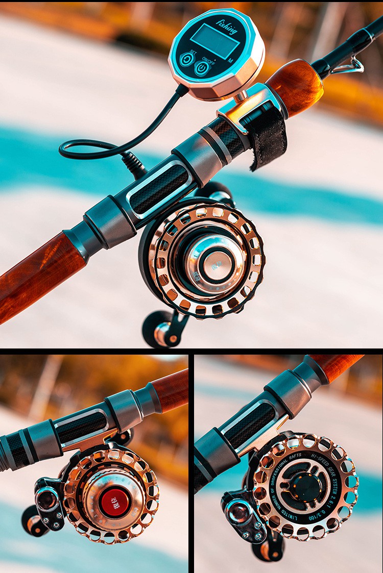 托马乐(tuomale) 轻奢品牌筏竿套装纯富士导环筏钓竿 微铅软尾全钛