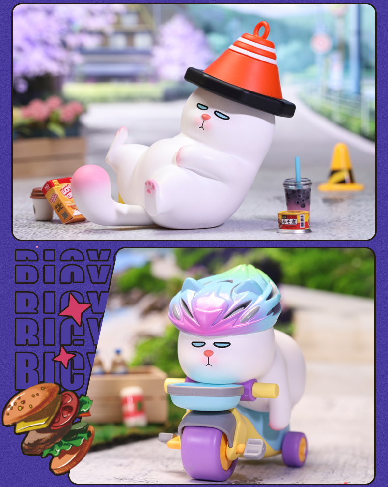 万代bandaivivicat懒头盔系列盲盒送女生礼物确认款公仔机车盔全新