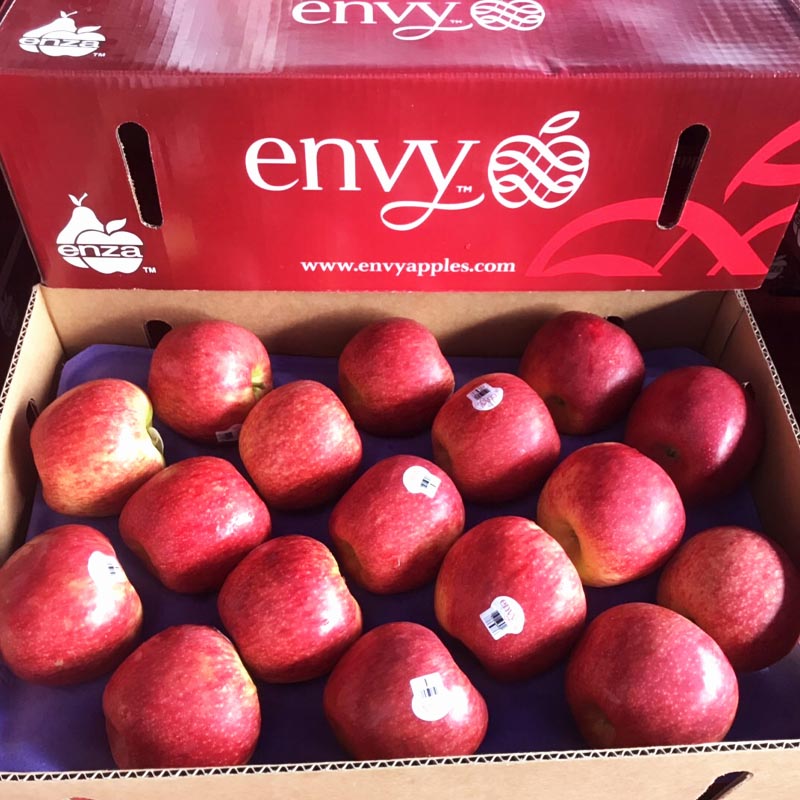 新西兰envy爱妃苹果6/12只礼盒装特大果不氧化进口新鲜水果包顺丰 15