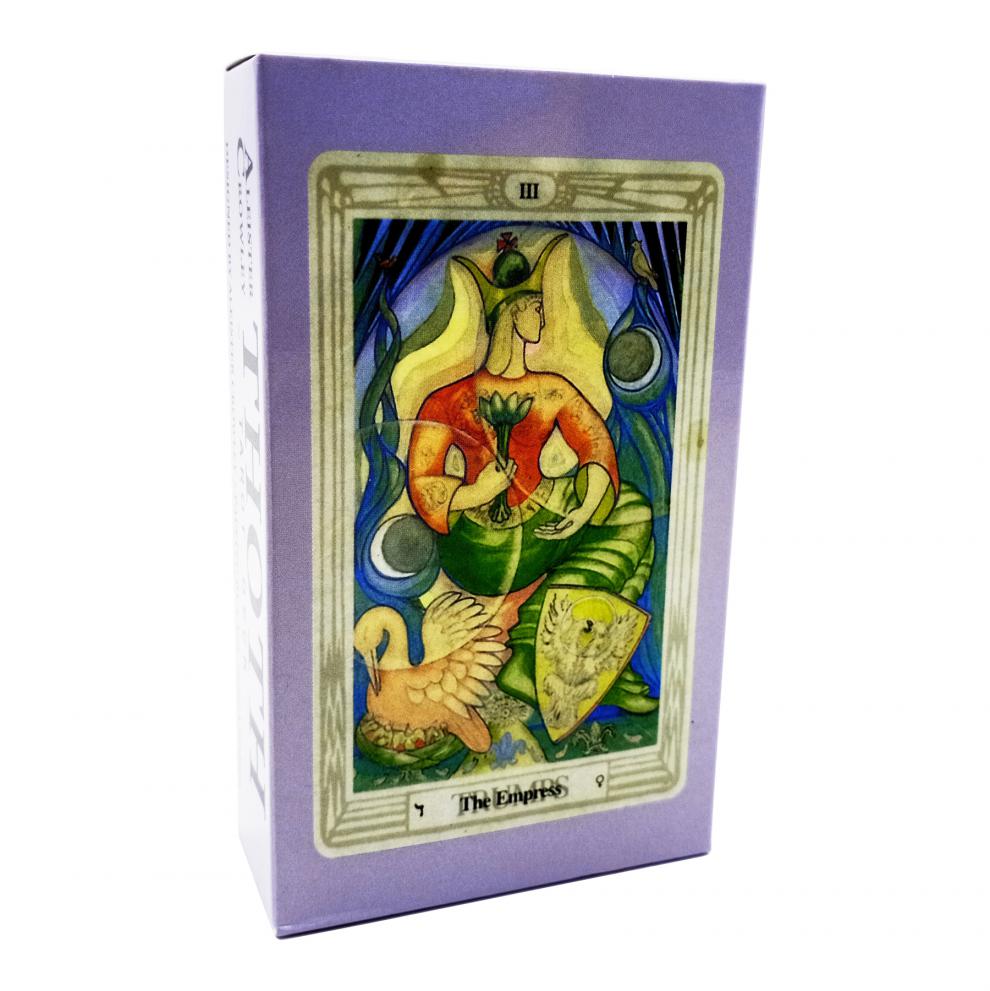 赠中文翻译 thoth tarot 透特托特塔罗牌卡罗牌 托特塔罗 绒布牌袋 无