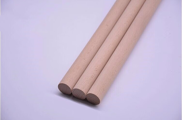 25cm圆条榉木圆木棒木旗杆武术表演长木棍长10cm2米直径25mm直径25mm