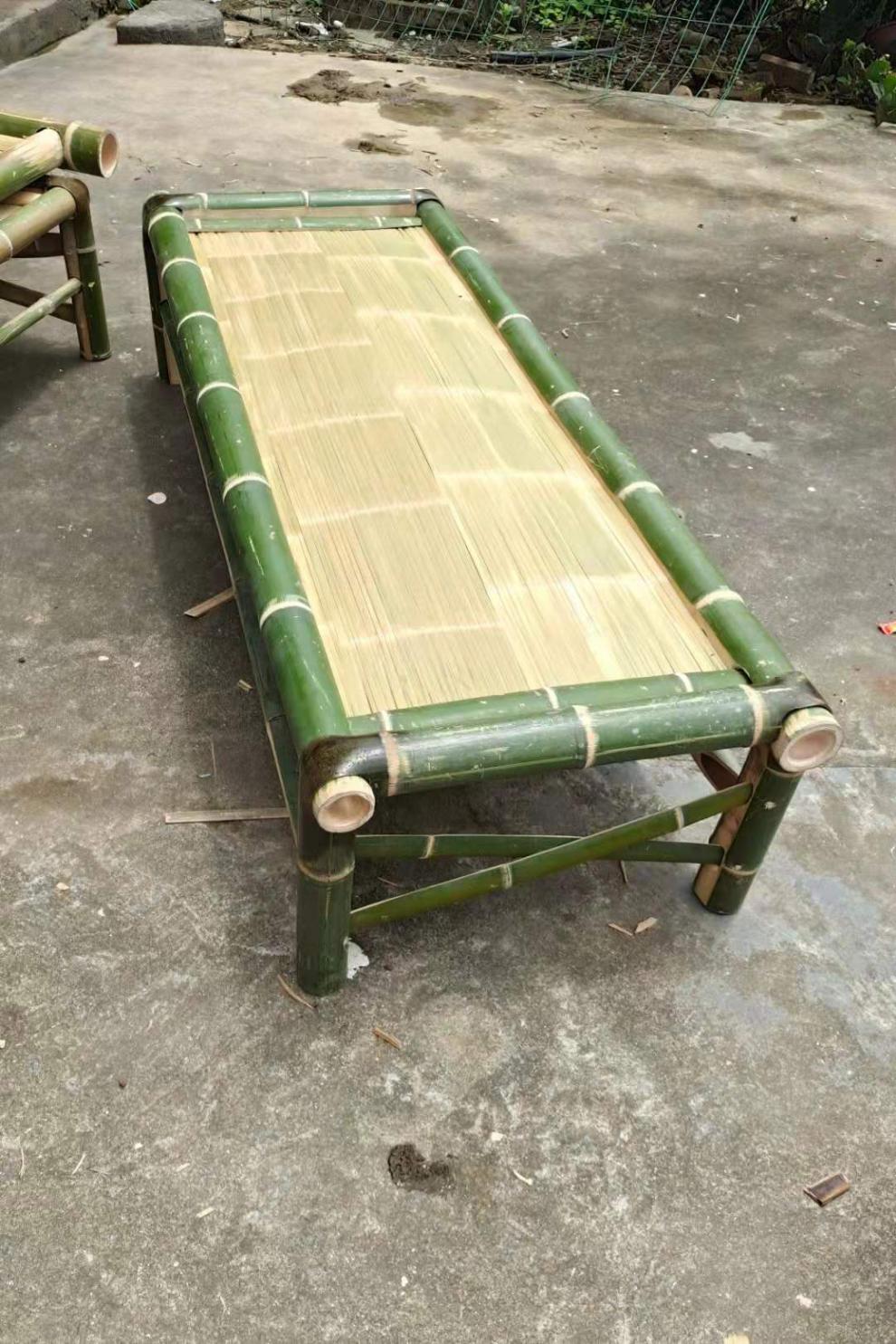 小米阳光 传统手工老式竹床竹床手工竹编老式传统凉床户外简易竹塌