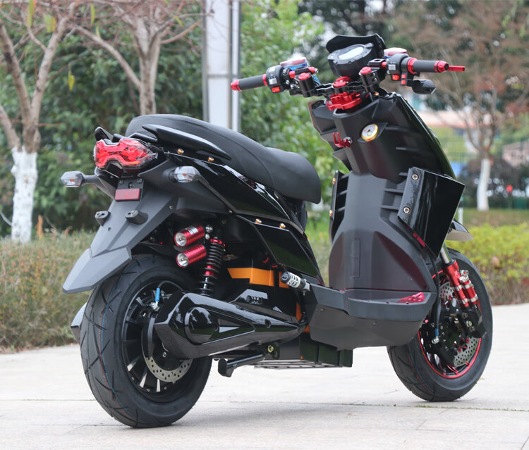 聚龙电动车新款巨龙踏板电瓶车72v电摩成人改男女高速电动摩托车 套餐