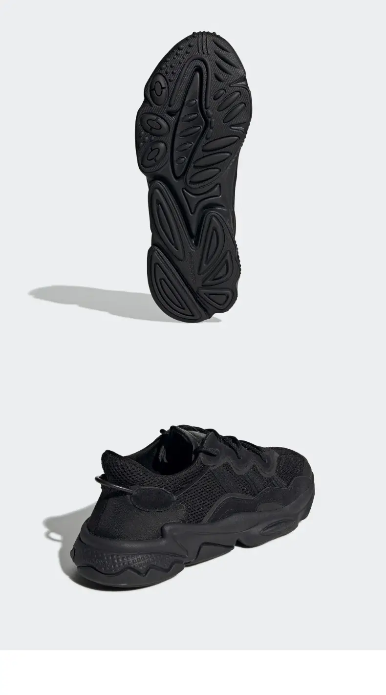 adidas阿迪达斯官方三叶草ozweego男女休闲运动复古老爹鞋ee6999 黑