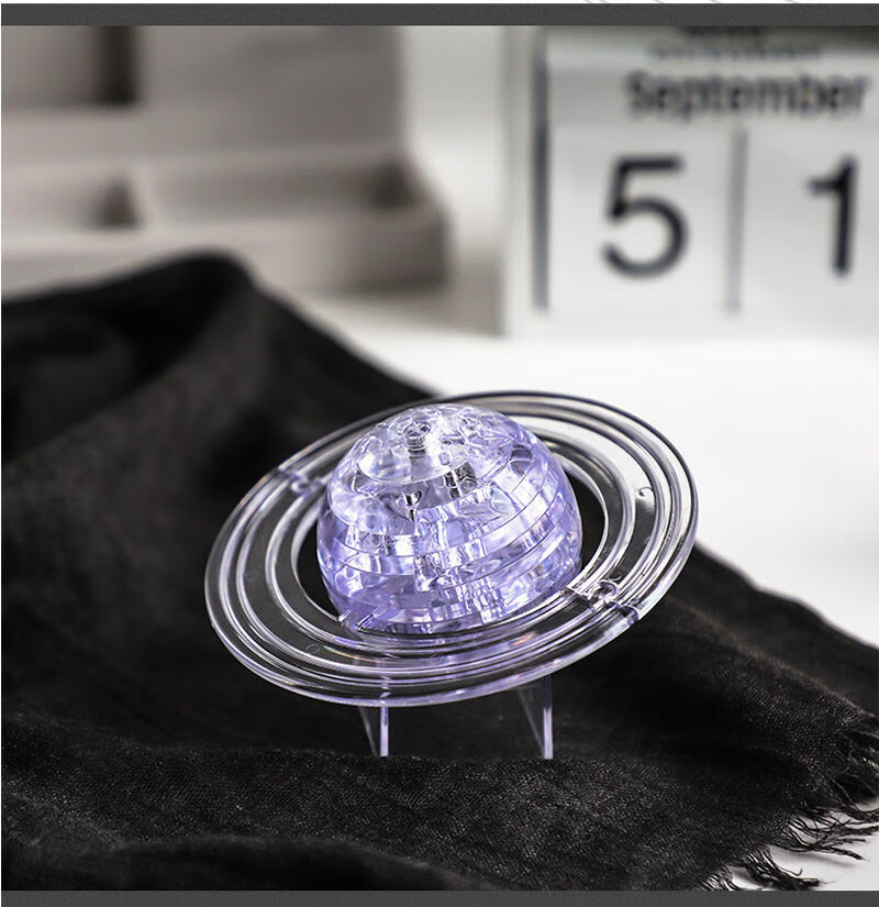 水晶拼图圣诞节礼品网红生日礼物摆件水晶创意小星球拼图月亮宇航员