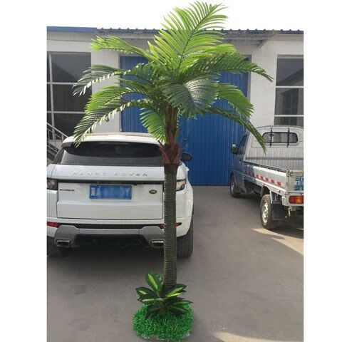 仿真椰子树假椰树室内外装饰绿色植物大型防真绿植落地仿真棕榈树25米
