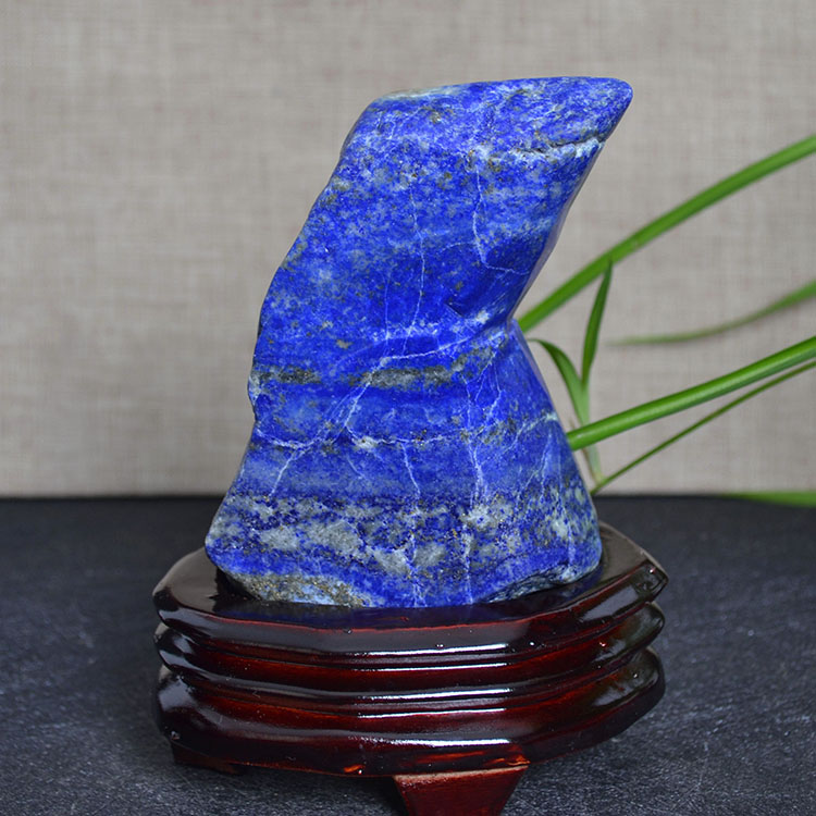 青金石矿物晶体教学标本奇石头原石收藏品观赏石无优化 16【图片 价格