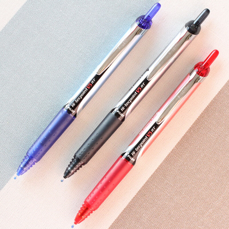 2022新款日本耐辉顿pilot百乐bx-v5rt按动中性笔水性笔办公考试0.