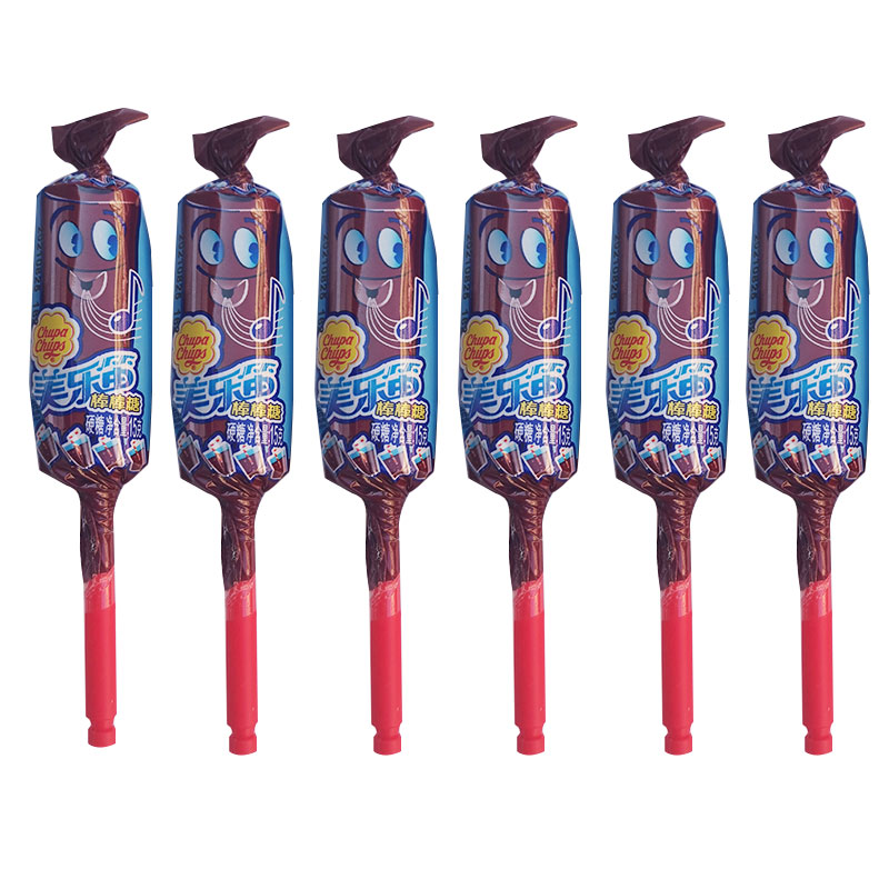 阿尔卑斯珍宝珠美乐笛15g6支30支口哨棒棒糖草莓可乐味硬糖零食可乐味