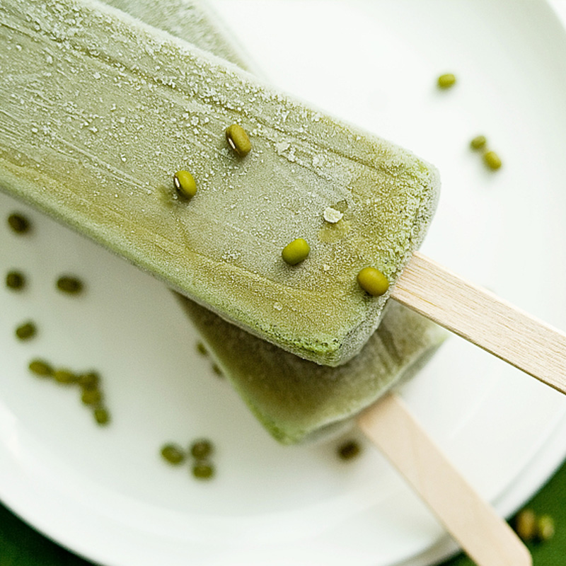 【5支】蒙牛绿色心情雪糕绿豆雪糕冰激凌冰棍冰淇淋宁派冷饮 绿色心情