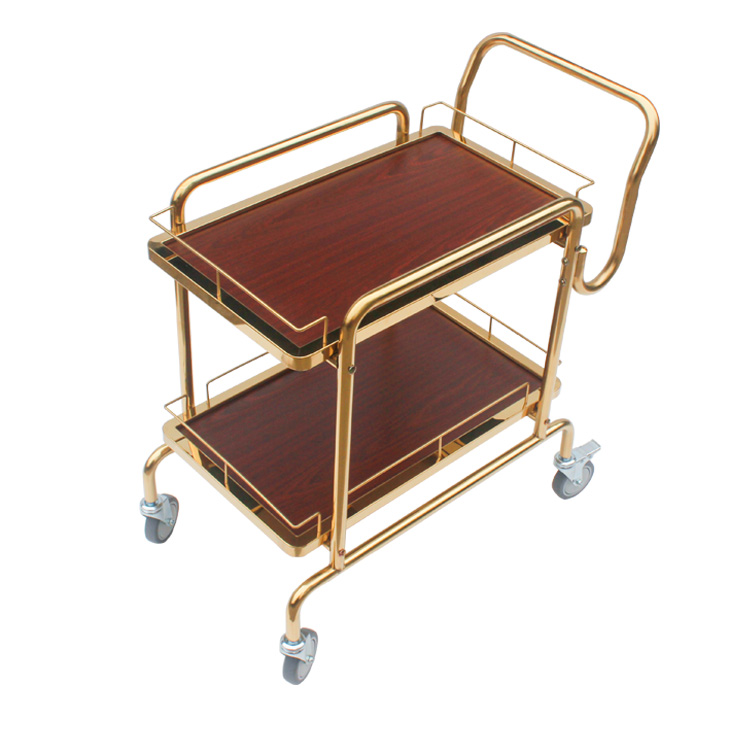 轻奢餐车小推车酒店送餐酒水ktv小吃茶水手推车商用餐厅移动 j-66