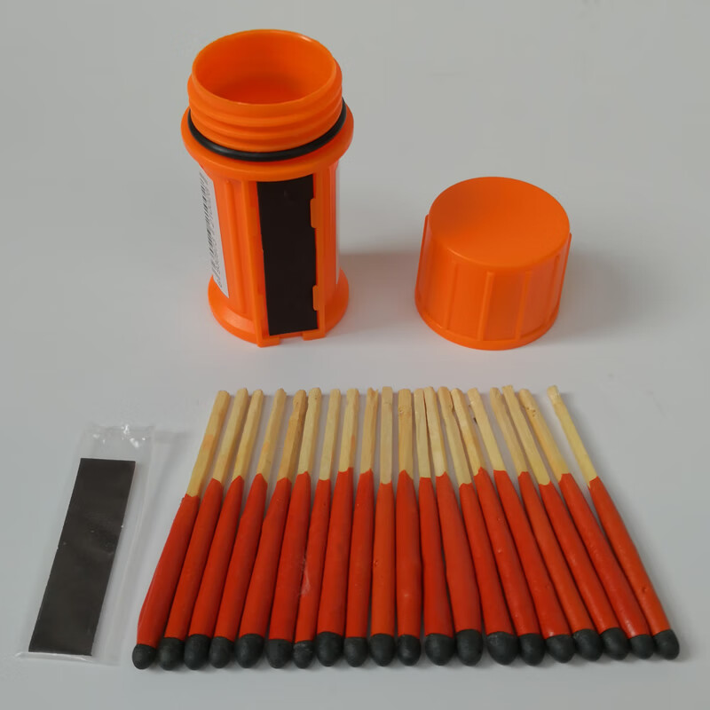 户外防风防水火柴防潮火柴棒旭生防水火柴野外生存防风户外火柴防水不