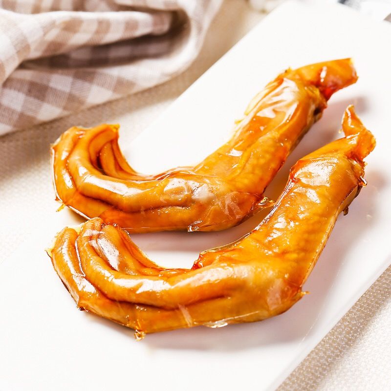 广纳力驰大晟土楼香脆鸭掌香辣鸭爪鸭脚福建特产卤味零食休闲小吃批发
