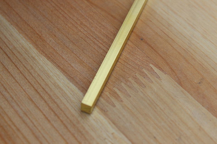 2022升级款水磨石铜条铜条实心压条装饰镶嵌木地板一字平板条门槛条