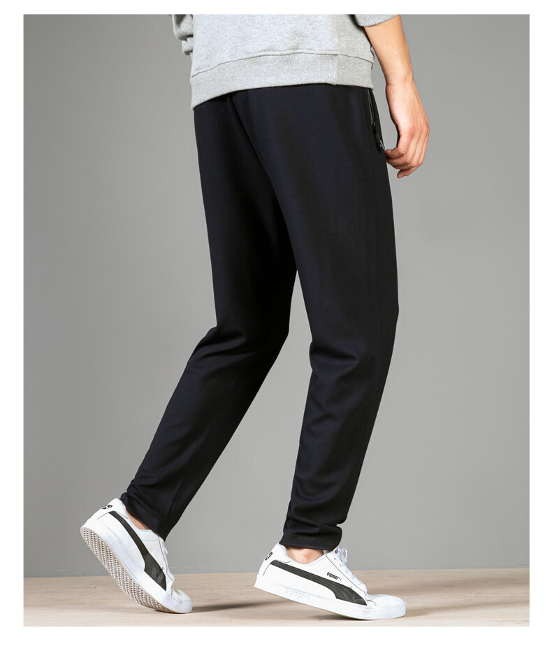 拉夏贝尔lachapellehomme裤子男秋季时尚潮流休闲裤百搭男士宽松大码