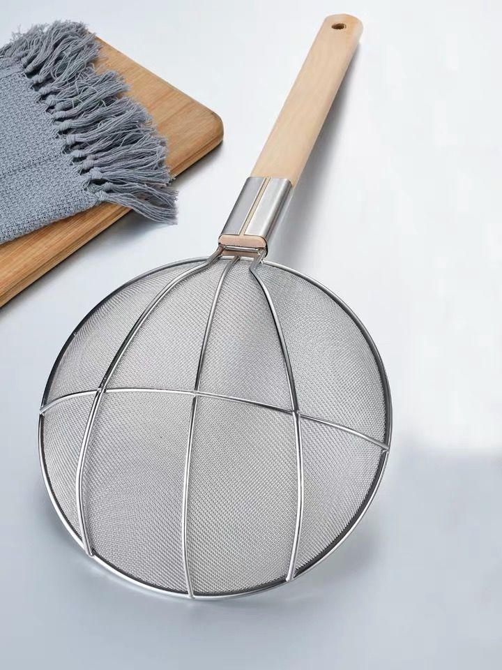 木柄漏勺【直径16公分】【图片 价格 品牌 报价】-京东