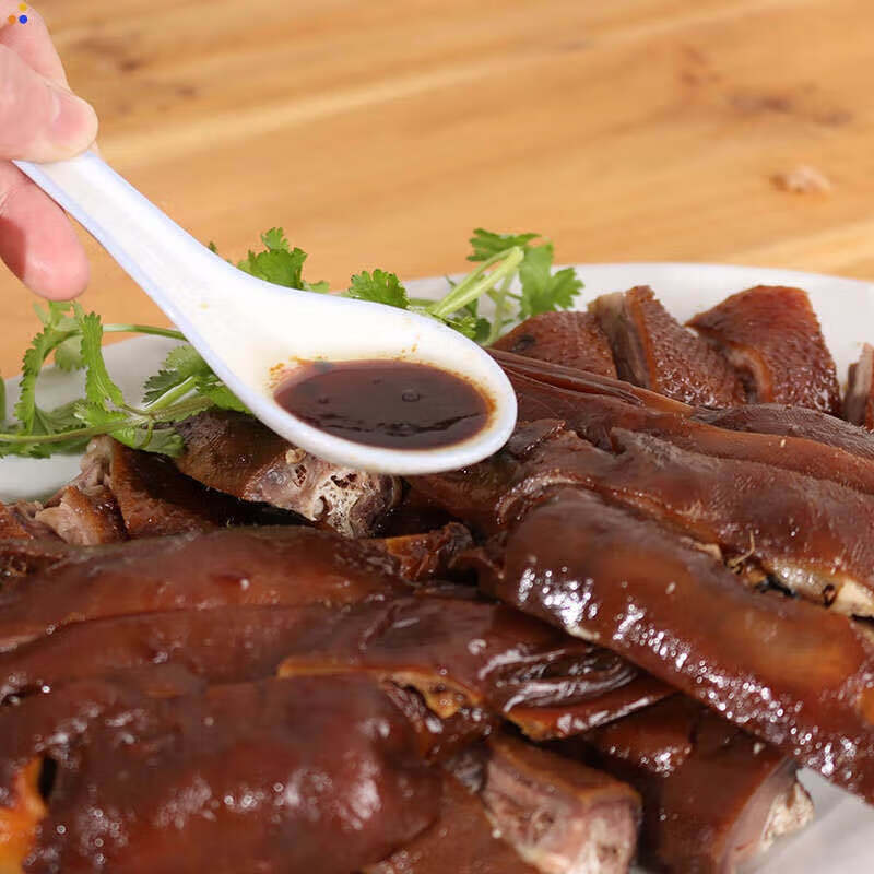 潮汕卤鹅 潮亿 潮汕卤味鹅头特产 潮州卤水澄海狮头鹅卤鹅肉熟即食 鹅