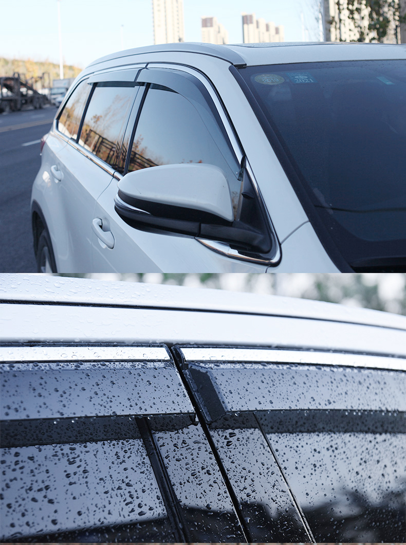 适用大众途观l/途岳晴雨挡途昂x/探岳x车窗雨眉探歌/途安l挡雨板 探岳