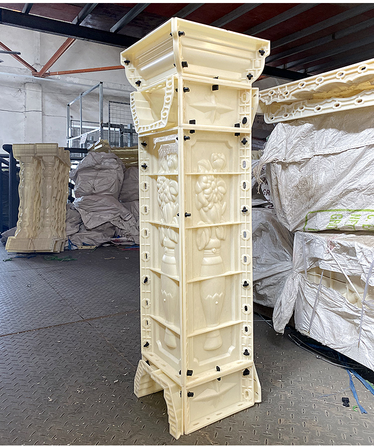 禾佳成欧式别墅现浇栏杆罗马柱模具水泥围栏柱子兰花瓶阳台间隔柱转角